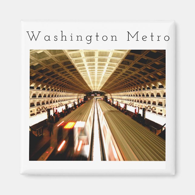 Imán Metro de Washington (Frente)