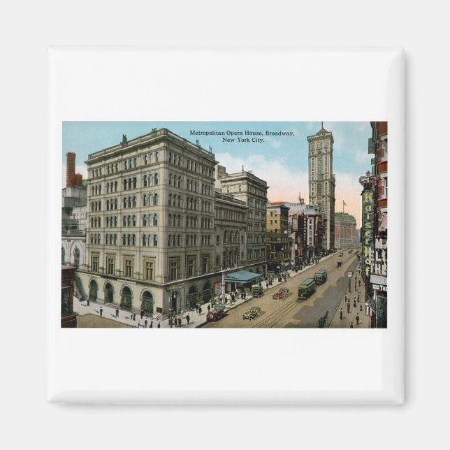 Imán Metropolitan Opera House, Nueva York (Frente)