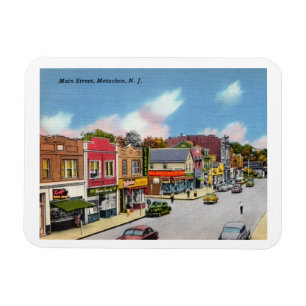 Imán Metuchen NJ, Main Street, Vintage