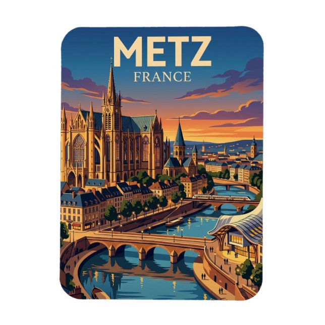 Imán Metz Francia (Vertical)