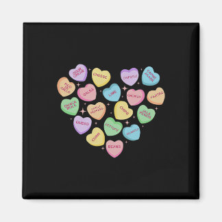 Imán Mexican Food Heart Conversation Nachos Tacos Valen