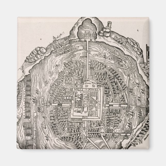 Imán México antes de la conquista (Frente)