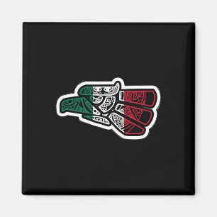 Imán México Bandera Mexicana Vintage Orgullo Hecho En M