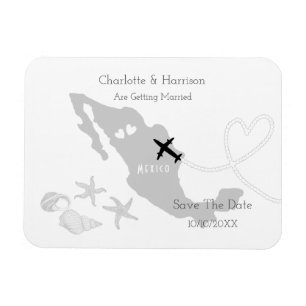 Imán México Boda Destino Guardar la fecha