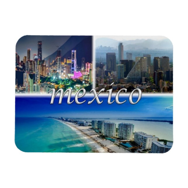 Imán México MX - Monterrey - (Horizontal)