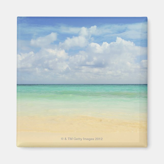 Imán México, Playa del Carmen, paisaje marino 2 (Frente)