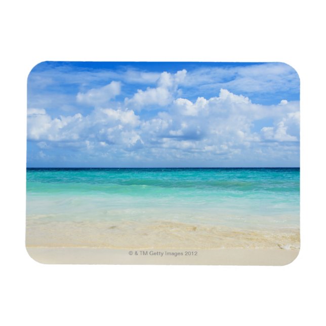 Imán México, Playa Del Carmen, playa tropical (Horizontal)