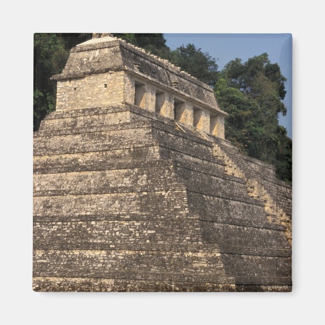 Imán México, provincia de Chiapas, Palenque. Templo de  (Frente)