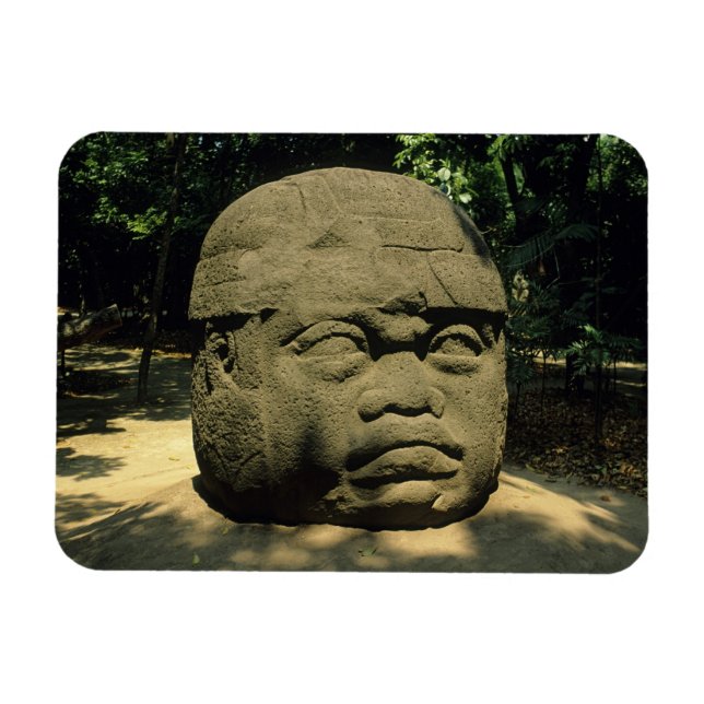 Imán México, Villahermosa, cabeza Olmec gigante, La Ven (Horizontal)