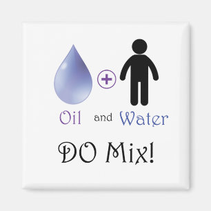 Imán Mezcla de agua y aceite