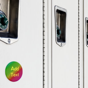 Imán Mezcla diagonal del gradiente de arcoiris verde fl