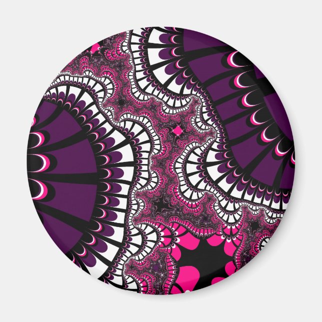 Imán Mezcla morada y rosa (Frente)