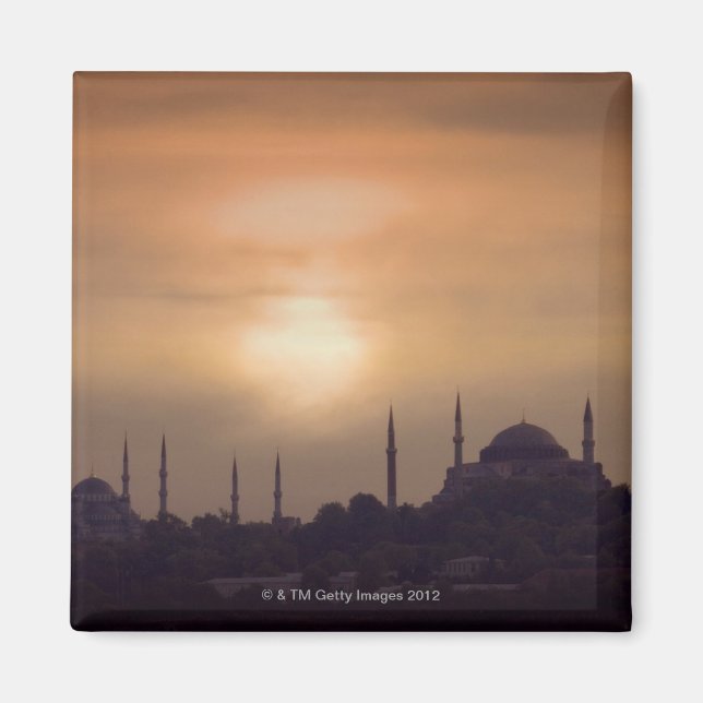 Imán Mezquita Azul y Santa Sofía Turquía, Estambul (Frente)