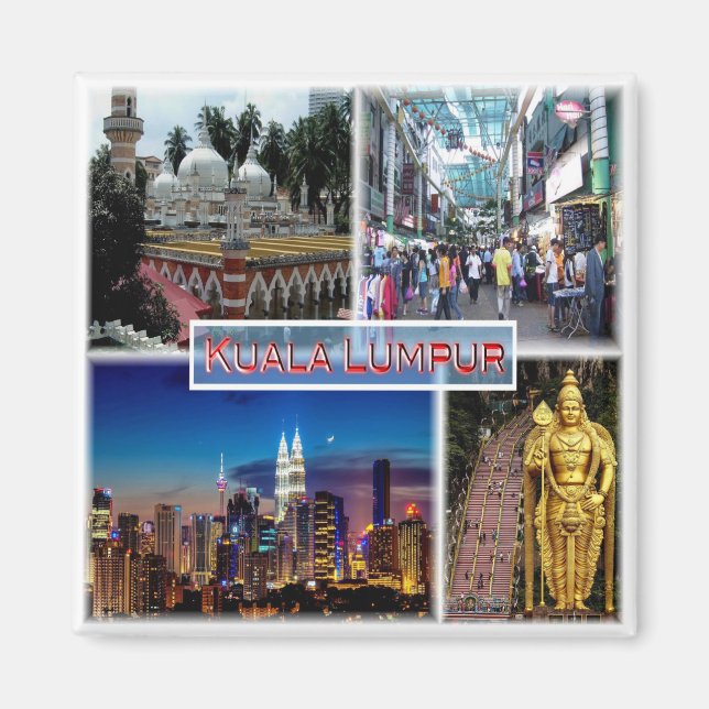 Imán Mezquita de Jamek de la calle Petaling KUALA LUMPU (Frente)