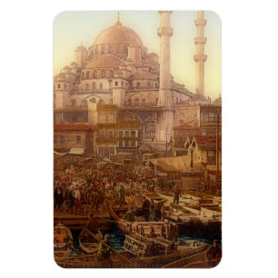 Imán Mezquita de Yeni Cami y bazar de Eminönü -