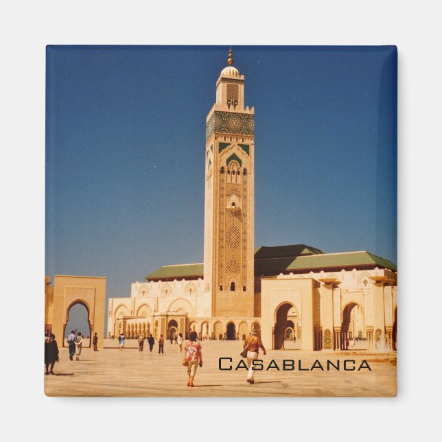 Imán Mezquita Hassan II - Casablanca (Frente)
