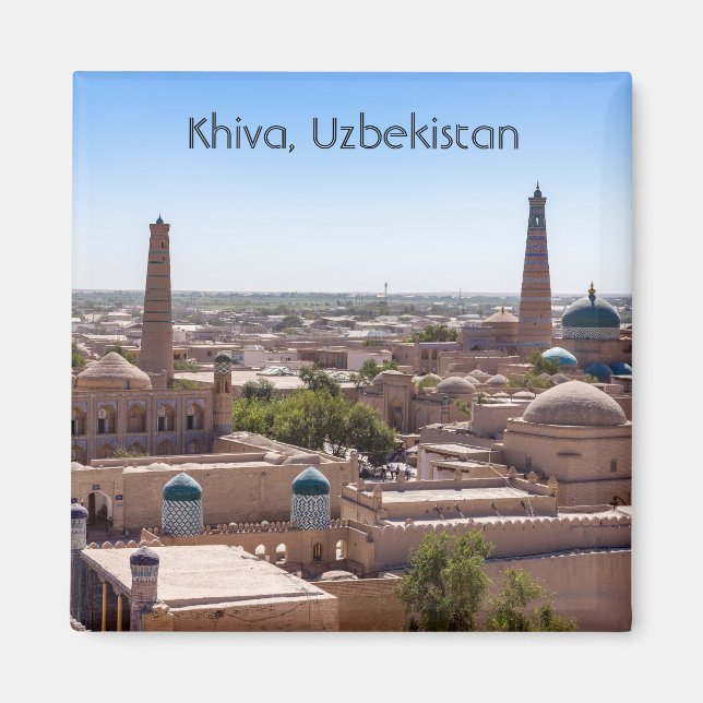 Imán Mezquita Islam Khodja y Citadel Kunya-ark - Khiva (Frente)