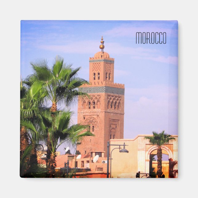 Imán mezquita koutoubia morocco (Frente)