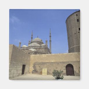 Imán Mezquita Mohammed Ali en la ciudadela de El Cairo,