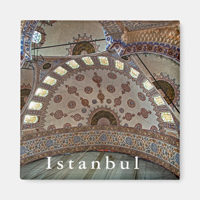 Imán Mezquita Sultan Ahmed. Fragmento del interior. Dis (Frente)