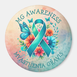Imán MG Conciencia | Miastenia Gravis Ribbon