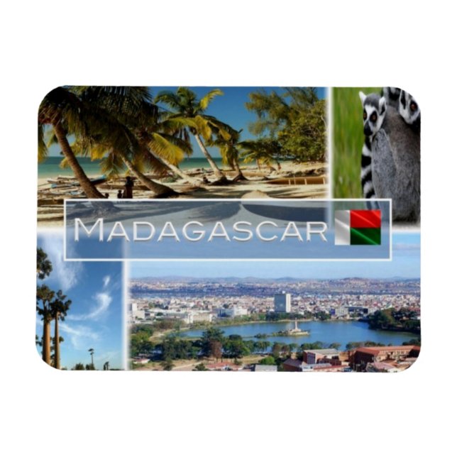 Imán MG Madagascar - Océano Índico - (Horizontal)