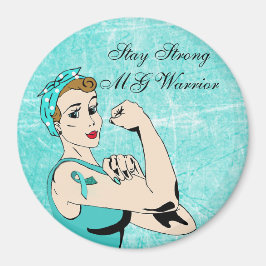 Imán MG Warrior Myasthenia Gravis Warrior Magnet