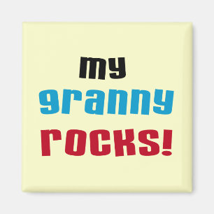 Imán Mi abuelita oscila las camisetas y los regalos