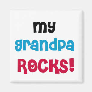 Imán Mi abuelo roca camisetas y regalos