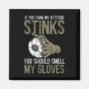 Imán Mi Actitud Apesta Guantes Fútbol Fútbol Portero G