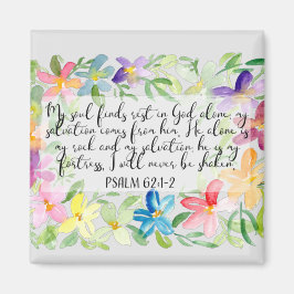 Imán Mi alma encuentra descanso en Dios solo Botón