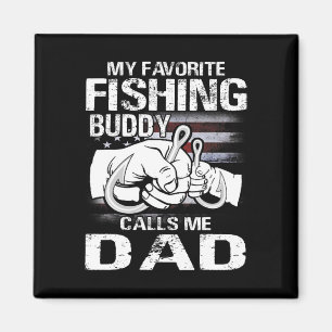 Imán Mi amigo pescador favorito me llama papá