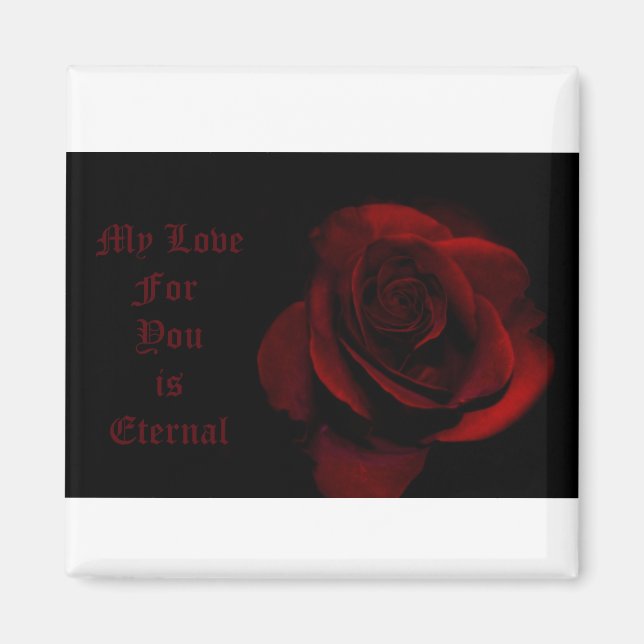 Imán Mi amor por ti es eterno (Frente)