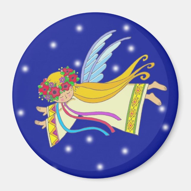 Imán Mi ángel te está vigilando (Frente)