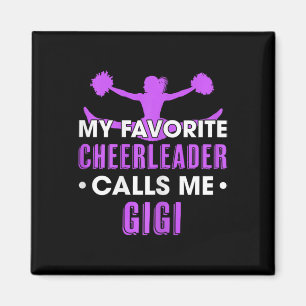 Imán Mi animadora favorita me llama Gigi Cheerleading