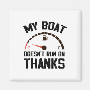 Imán Mi Barco No Funciona Con Gracias Divertido Barco P