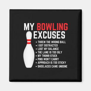 Imán Mi boliche excusa a los hombres de Bowler