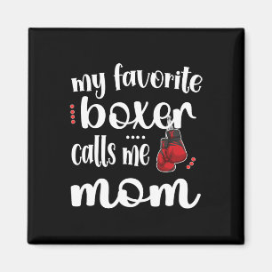 Imán Mi boxeador favorito me llama Mola de boxeo de mam