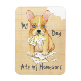 Imán Mi Bulldog francés comió mi hogar