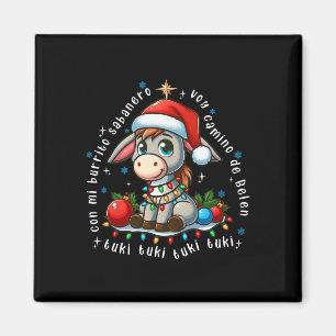 Imán Mi Burrito Sabynero Navidades mexicanos Donkey Spa
