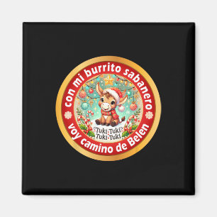 Imán Mi Burrito Sabynero Navidades mexicanos Donkey Spa