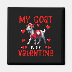Imán Mi Cabra Es Mi Corazón De San Valentín Que Coincid