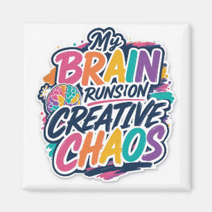 Imán Mi Cerebro Funciona Con Caos Creativo