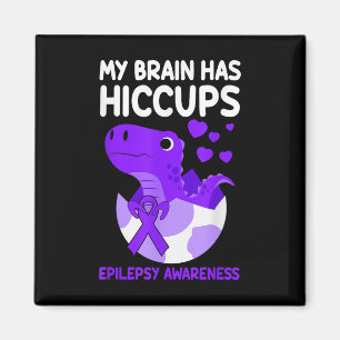 Imán Mi Cerebro Tiene Epilepsia De Cinta Púrpura