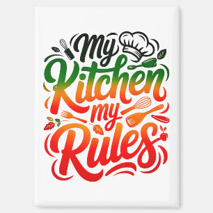 Imán Mi cocina Mis Reglas