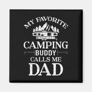 Imán Mi compañero de camping favorito llámame papá