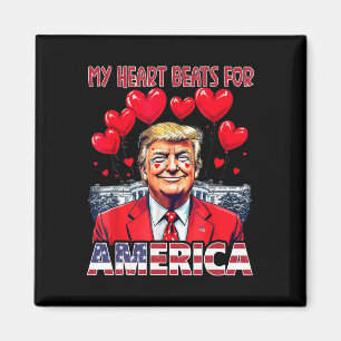 Imán Mi Corazón Gana Por Estados Unidos Trump El día de