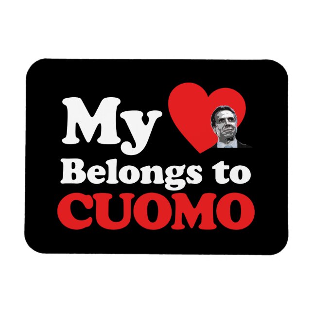 Imán Mi corazón pertenece a Cuomo (Horizontal)