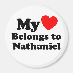 Imán Mi corazón pertenece a Nathaniel