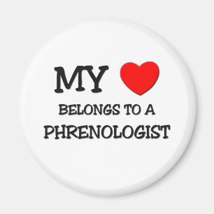 Imán Mi corazón pertenece a un PHRENOLOGIST